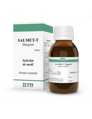 Salmet-T solutie cutanata, 100 ml, Tis - ARTICULATII-SI-SISTEM-OSOS - TIS FARMACEUTIC