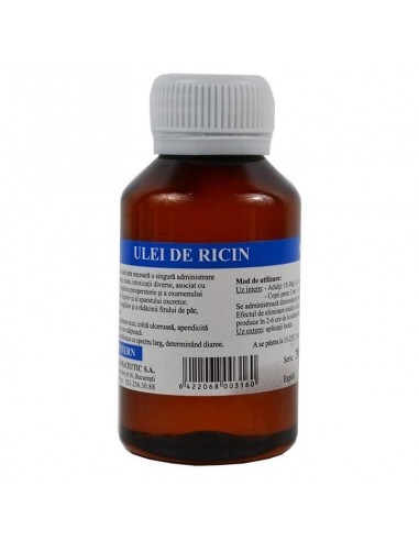 Ulei de Ricin, 100 ml, Tis - CONSTIPATIE - TIS FARMACEUTIC