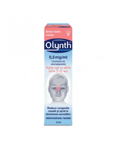 Olynth 0.05% spray, 10 ml - NAS-INFUNDAT - CILAG GMBH INTERNATIONAL DIVISIN JOHNSON&JOHNSON CONSUMER