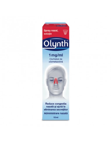 Olynth 0.1% spray, 10 ml - NAS-INFUNDAT - CILAG GMBH INTERNATIONAL DIVISIN JOHNSON&JOHNSON CONSUMER