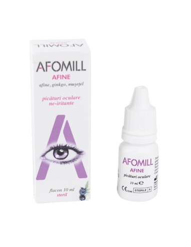 Afomill Afine, picaturi oftalmice, 10 ml - AFECTIUNI-ALE-OCHILOR - CO&CO CONSUMER 2002 SRL