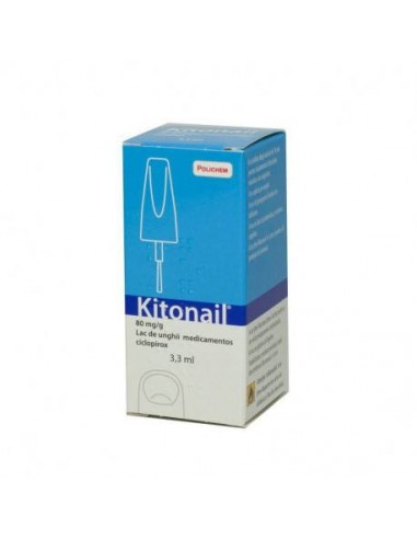 Kitonail 80mg/g, lac.unghii, 3.3ml x 1flacon, Polichem - CIUPERCA-PICIORULUI - CSC PHARMACEUTICALS HANDELS GMBH