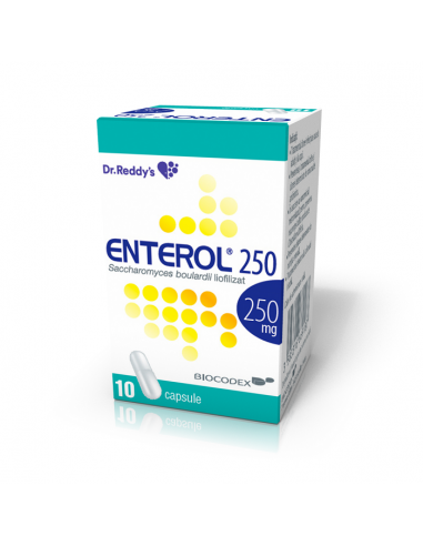 Enterol 250mg, 10 capsule - DIAREE - DR. REDDYS