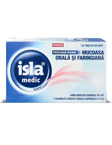 Isla Medic hydro, 20 tablete de supt - RAGUSEALA - ENGELHARD ARZNEIMITTEL