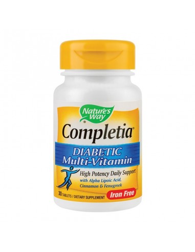 Secom Completia Diabetiker Multivitamine(fara fier), 30 tablete - DIABET - SECOM