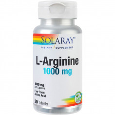 Secom L-Arginine, 30 capsule, Solaray