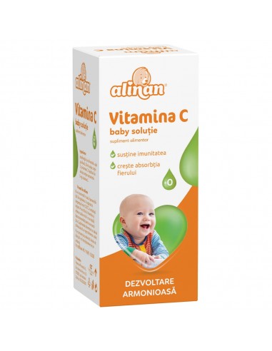 Alinan Vitamina C Baby solutie, 20ml, Fiterman - IMUNITATE-COPII - FITERMAN