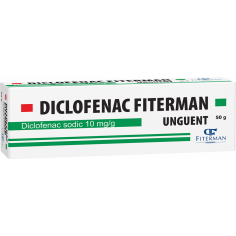 Diclofenac 10mg/g, unguent, 50g, Fiterman