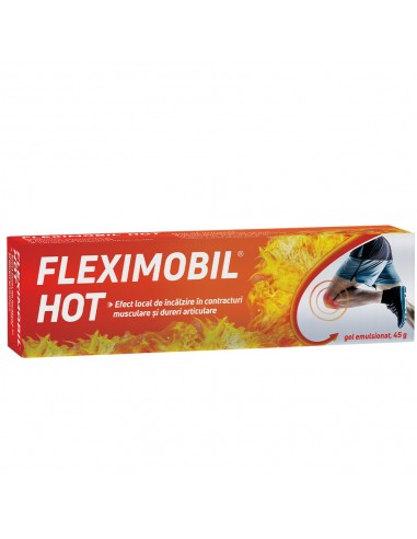 Fleximobil Hot gel emulsionat, 45g, Fiterman - ARTICULATII-SI-SISTEM-OSOS - FITERMAN