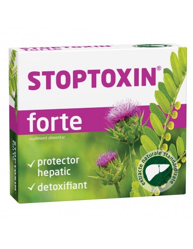 Stoptoxin forte, 30 capsule - HEPATOPROTECTOARE - FITERMAN