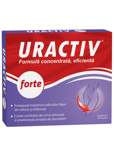 Uractiv Forte, 20 capsule - INFECTII-URINARE - FITERMAN