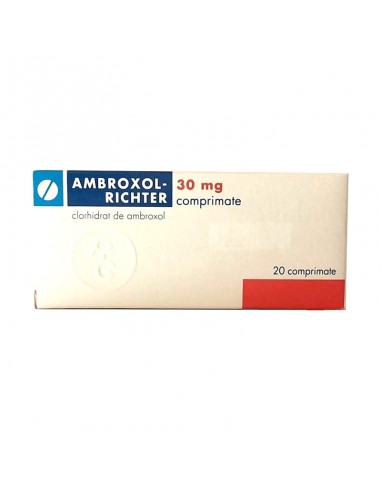 Ambroxol 30mg, 20 comprimate, Gedeon - TUSE-CU-SECRETII - GEDEON RICHTER