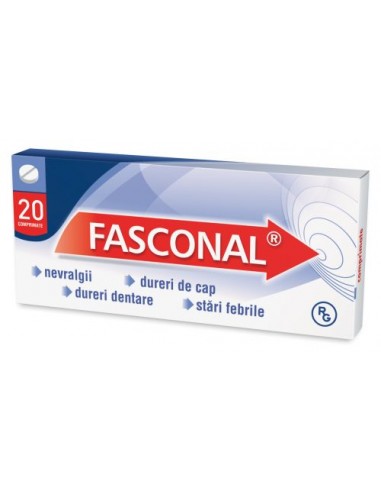 Fasconal, 20 comprimate,  Gedeon - DURERE-SI-FEBRA - GEDEON RICHTER
