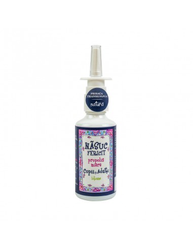 Spray de nas pentru copii, Nasuc Fericit, 20 ml, Prisaca Transilvania - NAS-INFUNDAT - PRISACA TRANSILVANIA