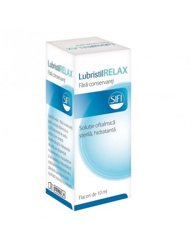 Solutie oftalmica hidratanta sterila - Lubristil Relax, 10 ml, Sifi - AFECTIUNI-ALE-OCHILOR - SIFI 