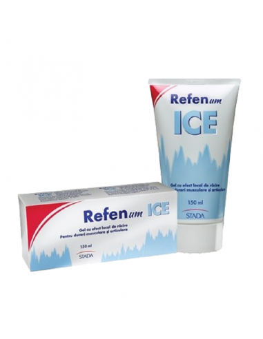 Gel cu efect de racire Refenum Ice, 150 ml, Stada - ARTICULATII-SI-SISTEM-OSOS - STADA M&D SRL