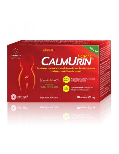 CalmUrin Forte, 20 capsule, Good Days Therapy -  - GOOD DAYS THERAPY