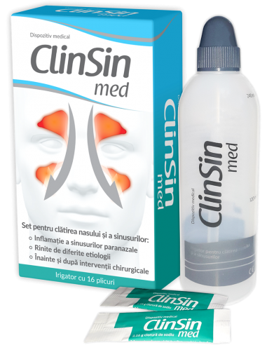 Clinsin Med, 16 plicuri + irigator, Zdrovit -  - ZDROVIT
