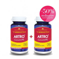 Herbagetica Artro curcumin, 60 capsule + 60 capsule