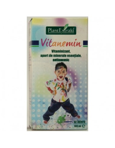 Vitanemin sirop, 100 ml, Plant Extrakt - VITAMINE-SI-MINERALE - PLANTEXTRAKT