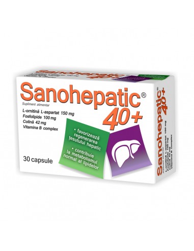 Sanohepatic 40+, 30 capsule, Natur Produkt -  - NATUR PRODUKT 