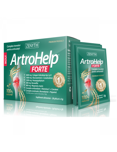 ArtroHelp Forte, 28 plicuri, Zenyth - ARTICULATII-SI-SISTEM-OSOS - ZENYTH PHARMACEUTICALS SRL
