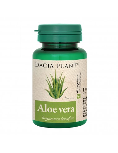Dacia Plant Aloe Vera, 60 comprimate - CONSTIPATIE - DACIA PLANT