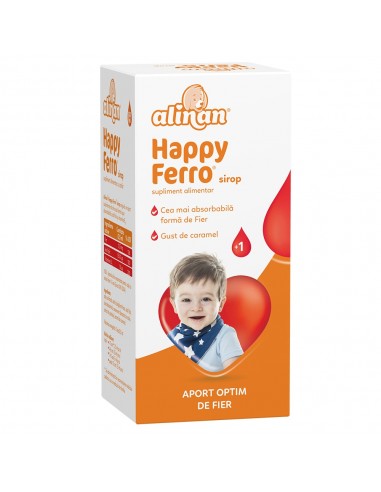 Sirop Happy ferro Alinan, 100 ml, Fiterman - VITAMINE-SI-MINERALE - FITERMAN