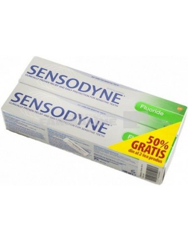 Sensodyne Pasta Dinti Fluoride 100ml duo pack - MEDICATIE-PE-AFECTIUNI - FARA