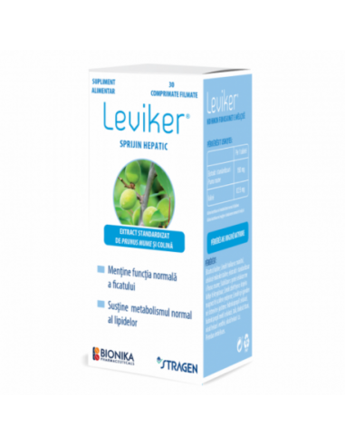 Leviker, 30 comprimate filmate, Bionika - HEPATOPROTECTOARE - PHARMALINK SRL