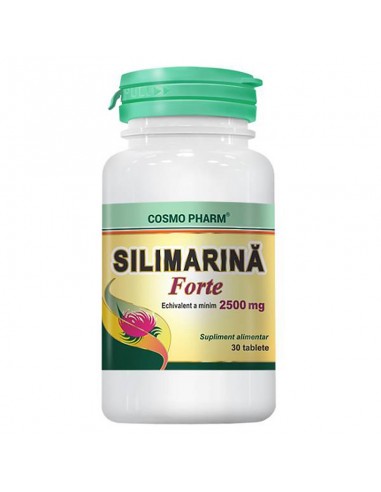 Cosmopharm Silimarina Forte 2500mg, 30 tablete - HEPATOPROTECTOARE - COSMO PHARM