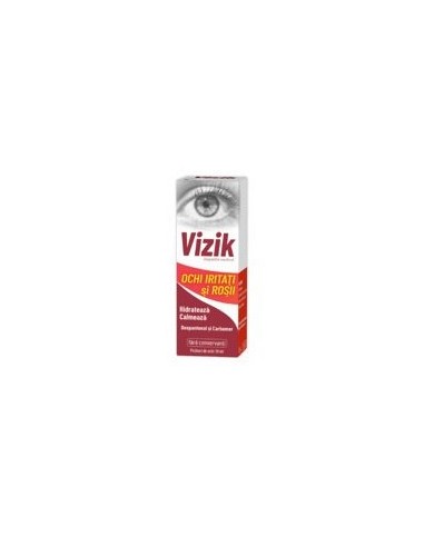 Picaturi pentru ochi iritati si rosii Vizik, 10 ml, Zdrovit - AFECTIUNI-ALE-OCHILOR - ZDROVIT