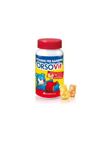 Orsovit® Vitamine pentru copii, 60 bomboane gumate, Montefarmaco -  - MONTEFARMACO 