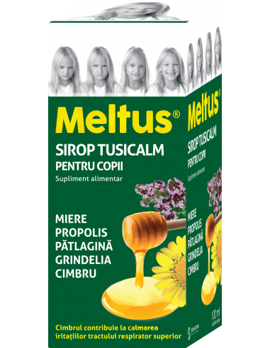 Meltus Tusicalm sirop pentru copii,  100 ml -  - SOLACIUM PHARMA SRL
