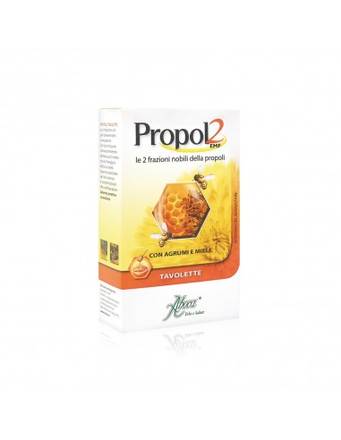 Propol2 cu miere pentru adulti, 30 tablete, Aboca - DURERE-DE-GAT - ABOCA
