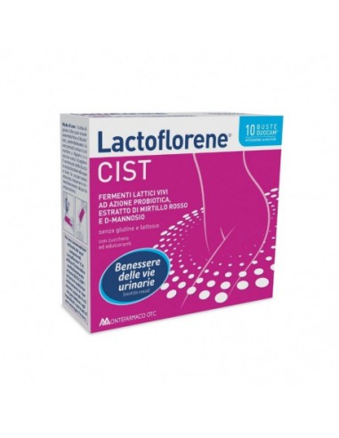 Lactoflorene Cist, 10plicuri, Montefarmaco - INFECTII-URINARE - MONTEFARMACO 