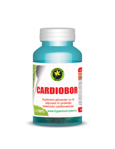Cardiobor, 60 capsule, Hypericum - AFECTIUNI-CARDIOVASCULARE - HYPERICUM IMPEX SRL 