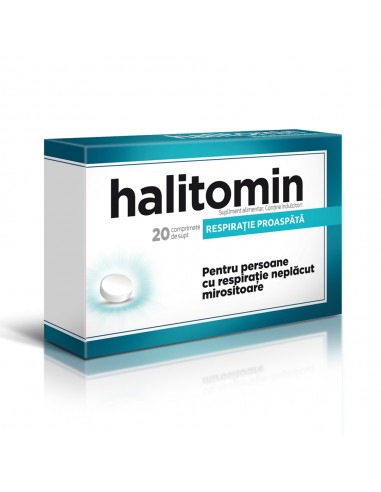 Halitomin, 20 comprimate - RESPIRATIE-URAT-MIROSITOARE - AFLOFARM