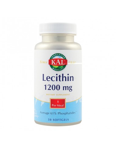 Lecithin 1200mg Kal, 50 comprimate, Secom - MEMORIE-SI-CONCENTRARE - SECOM