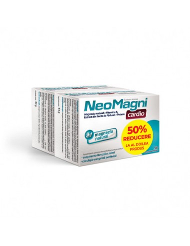 Neomagni Cardio, 50 comprimate PROMO - AFECTIUNI-CARDIOVASCULARE - AFLOFARM