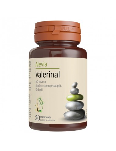 Valerinal, 20 comprimate, Alevia - STRES-SI-SOMN - ALEVIA