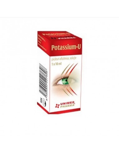 Potassium U picaturi oftalmice, 10ml, Unimed - AFECTIUNI-ALE-OCHILOR - UNIMED PHARMA S.R.O.