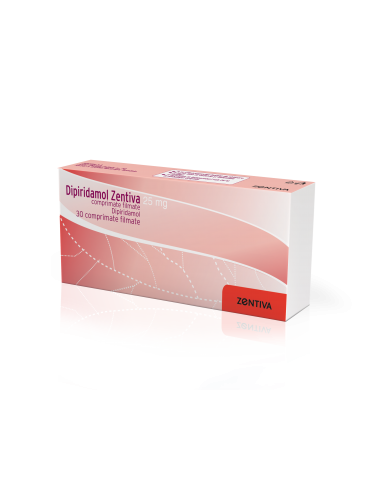 Dipiridamol 25 mg, 30 comprimate, Zentiva - AFECTIUNI-CARDIOVASCULARE - ZENTIVA 