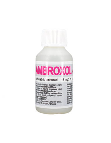 Ambroxol Rompharm 15 mg/5 ml, sirop, 100 ml, Rompharm -  - ROMPHARM COMPANY 