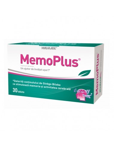 Memo Plus, 30 tablete, Walmark - MEMORIE-SI-CONCENTRARE - WALMARK