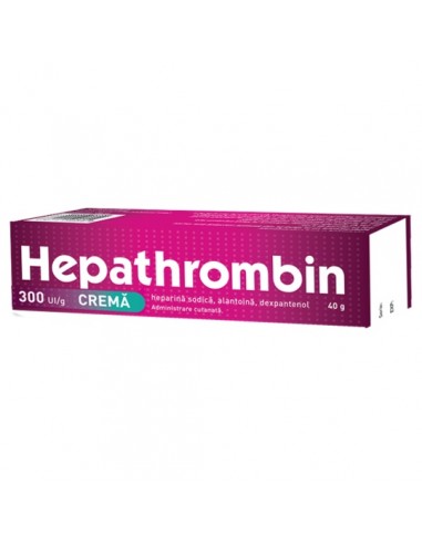 Hepathrombin 300UI/g crema, Hemopharm - AFECTIUNI-ALE-CIRCULATIEI - STADA M&D SRL