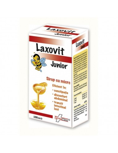 LaxoVit Junior, 100 ml, FarmaClass - CONSTIPATIE - FARMACLASS