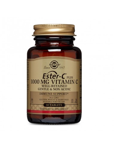 Ester-C Plus 1000 mg, 30 tablete, Solgar - IMUNITATE - SOLGAR