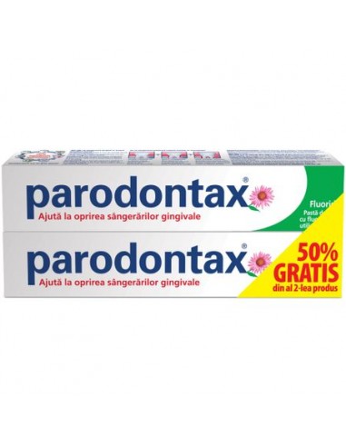 Parodontax Pasta Dinti Fluoride, 75ml, duo pack -  - PARODONTAX