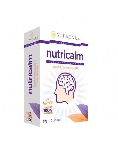 Nutricalm, 30 capsule, Vitacare - STRES-SI-SOMN - VITA CARE